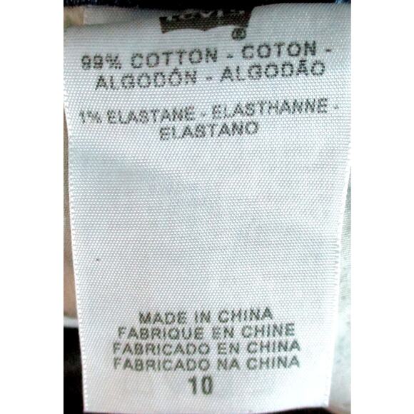 Levi's Women's Mid Rise Slender Boot Cut Stretch Blue Jeans Size 10 - Picture 9 of 9